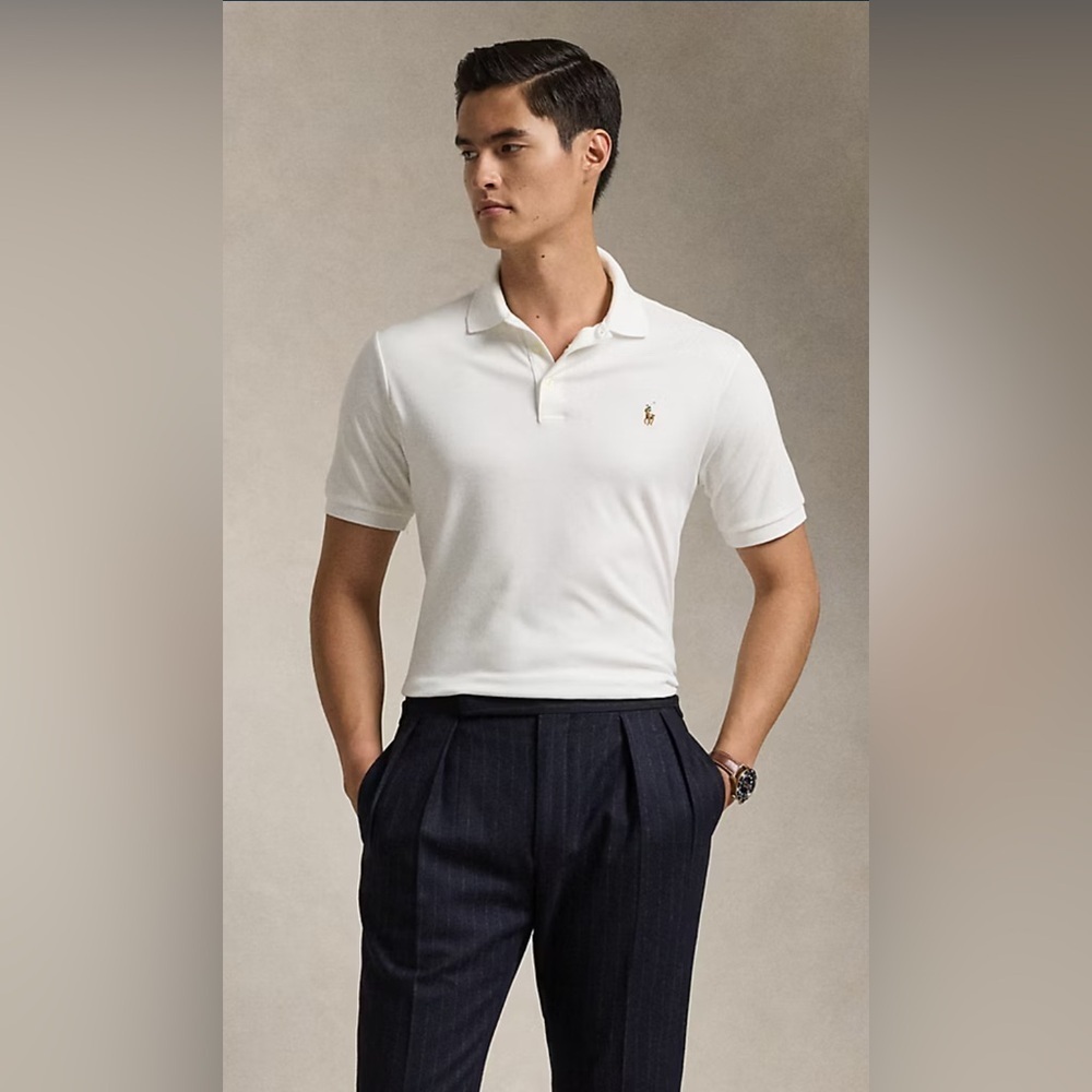 Polo Ralph Lauren Soft Cotton Polo in White - Size XL - Picture 2 of 8